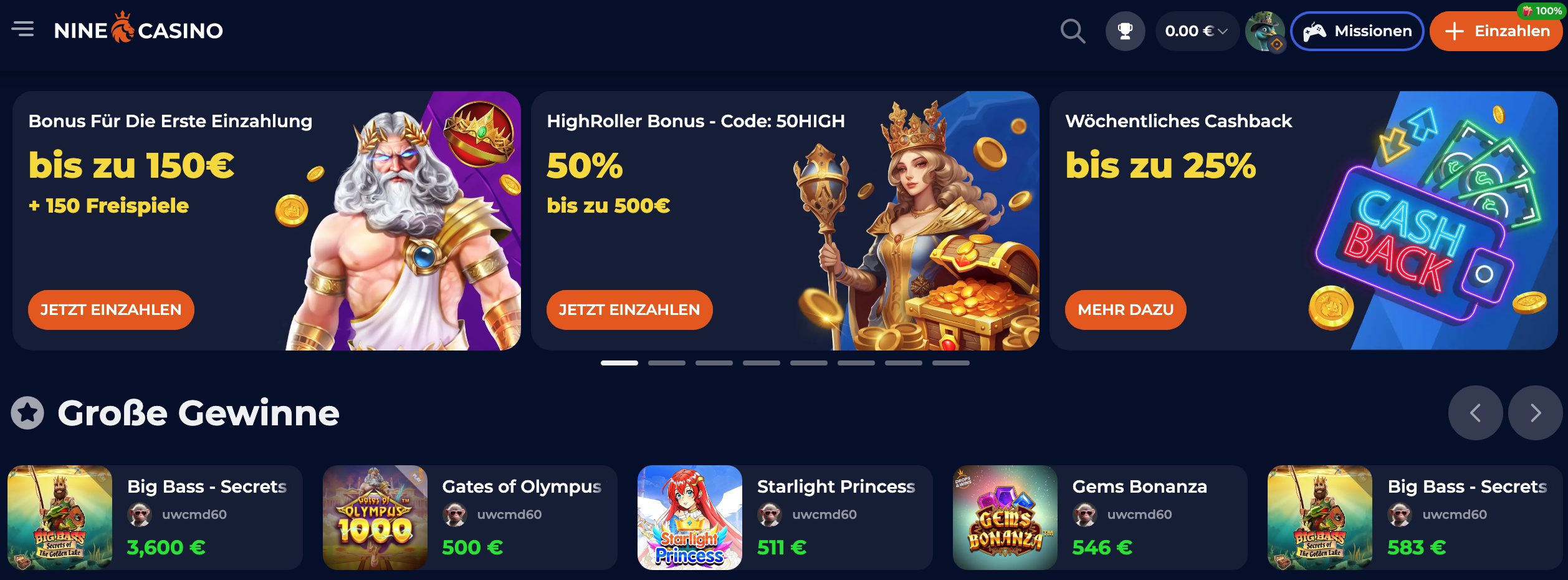 Nine Casino België